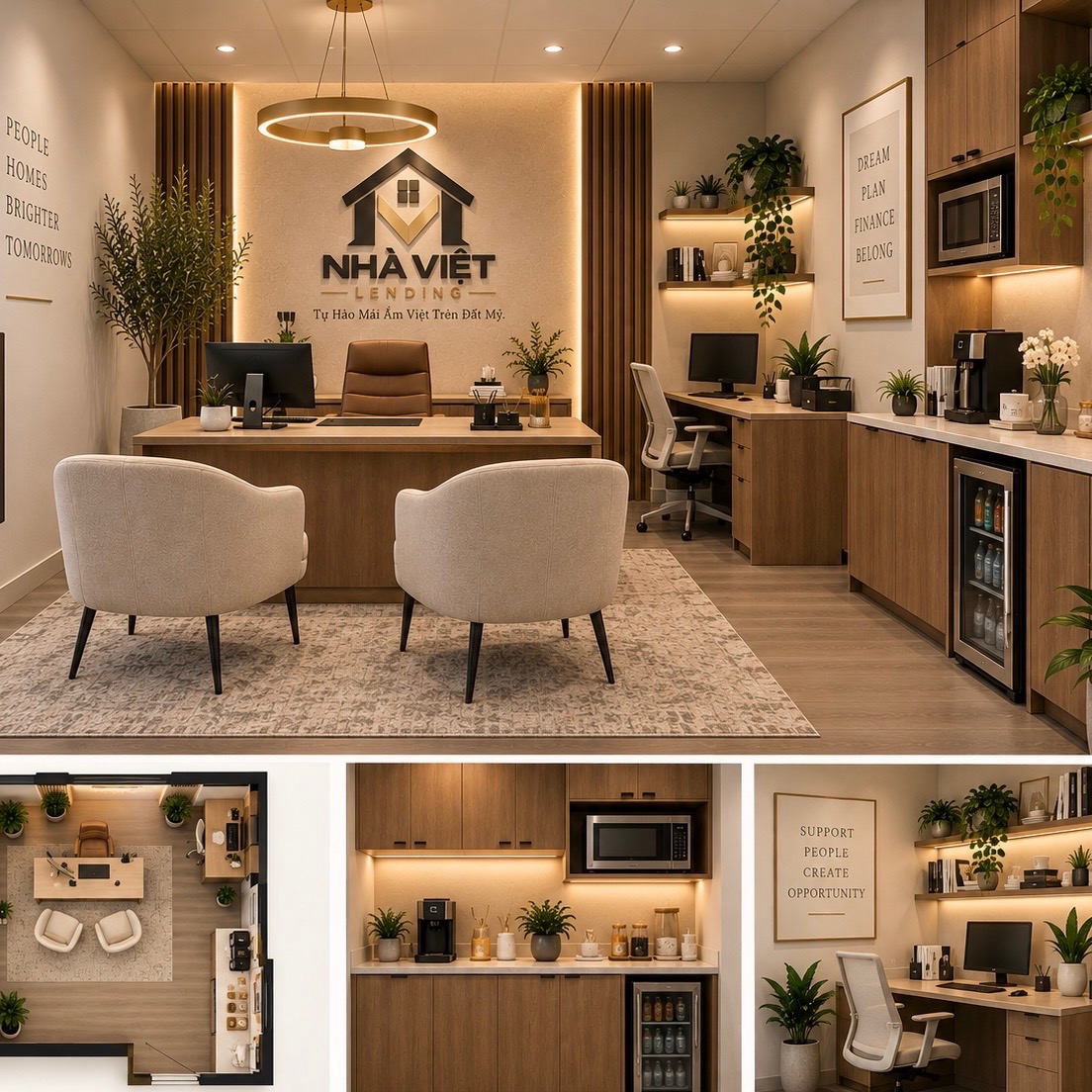 Nha Viet Lending office concept