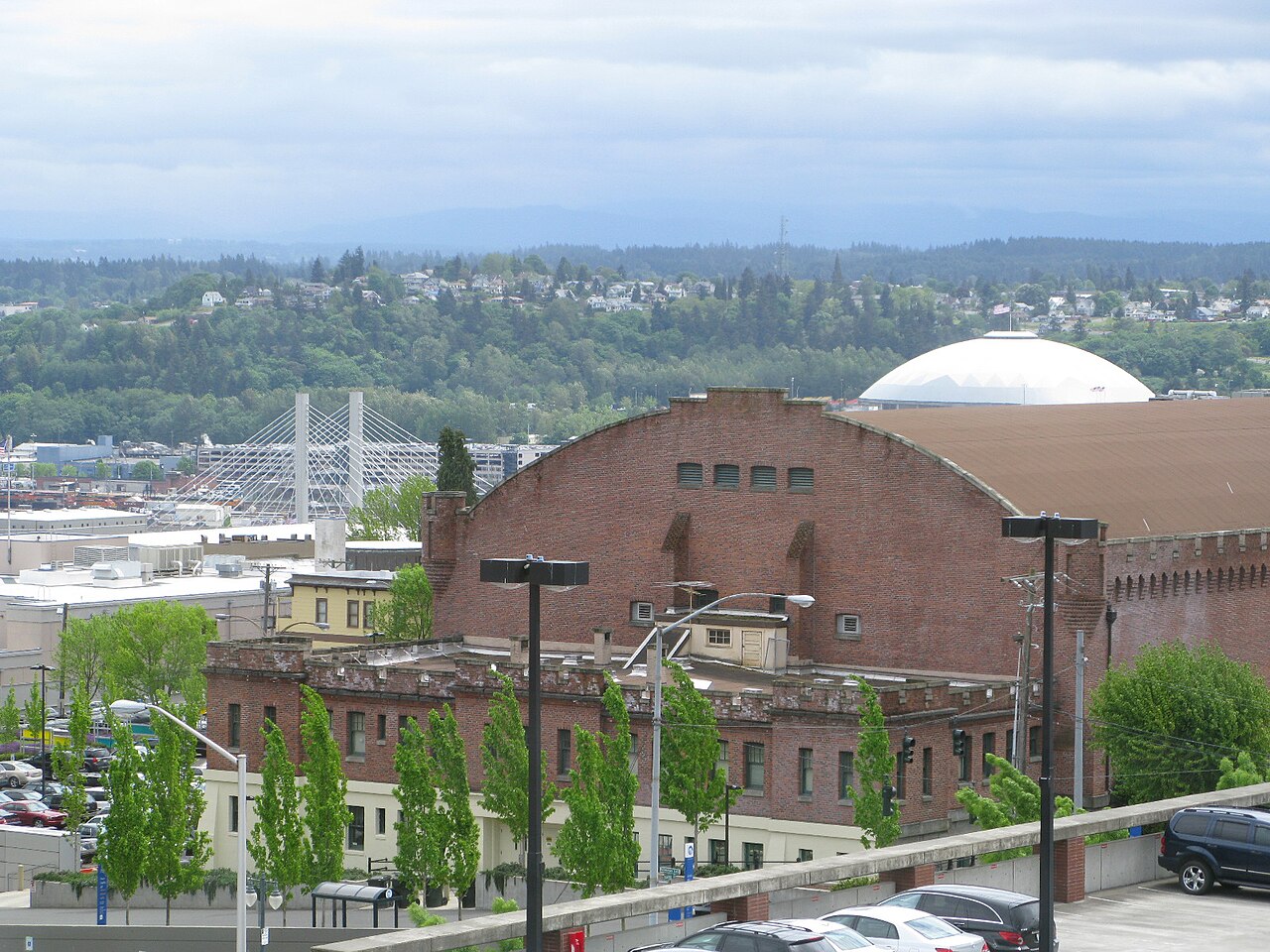 Rooftops of Tacoma seen from the Hilltop, looking toward the South End